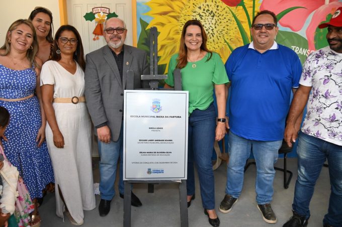 Governo Municipal e comunidade escolar celebram transformação da Escola de Baixa da Fartura no Assentamento Amaralina