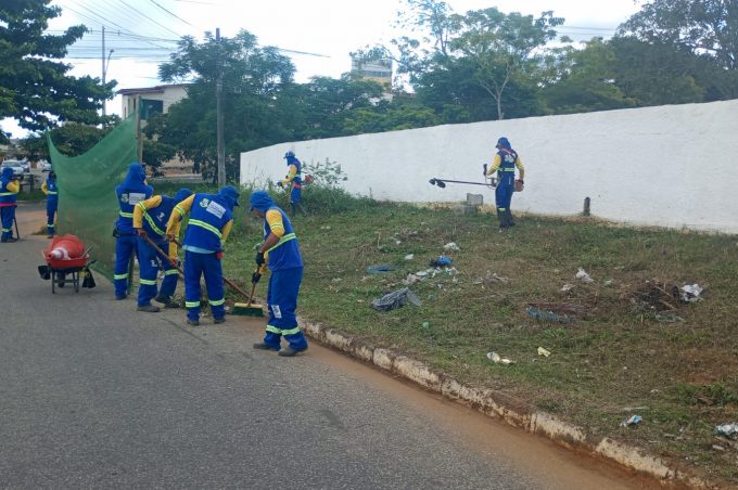 Secretaria de Serviços Públicos segue com mutirões de limpeza no município