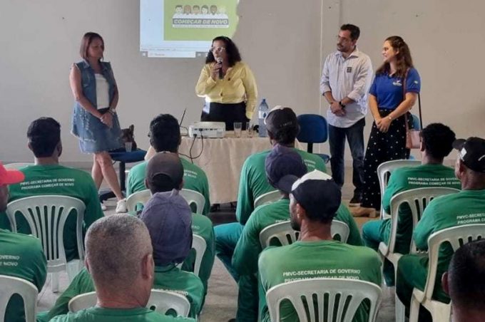 Programa Começar de Novo promove curso de capacitação em pintura de edificações para apenados
