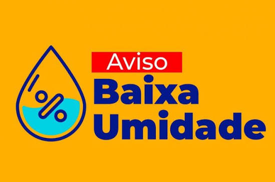 Baixa umidade do ar: alerta do Inmet para Vitória da Conquista começa nesta sexta-feira e segue até domingo, 16
