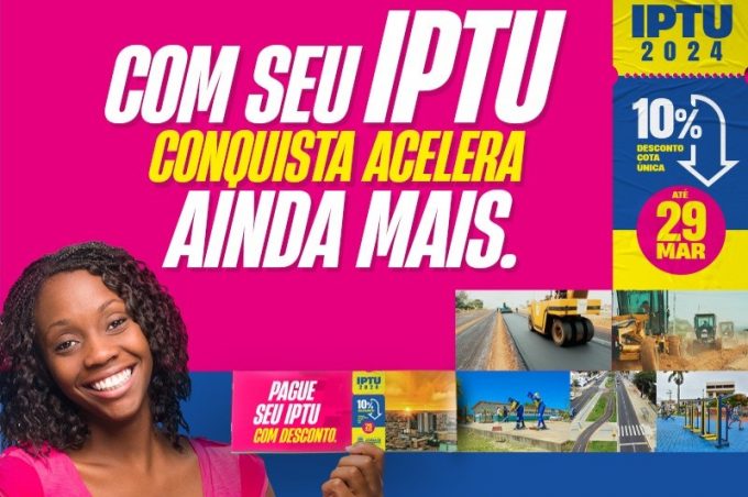 IPTU pode ser pago em cota única e com 10% de desconto até 29 de março