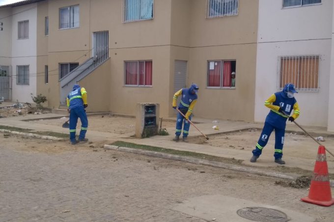 Semana segue com ações de limpeza em diferentes bairros