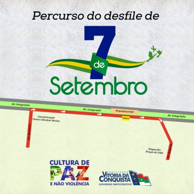 percurso 7 de setembro
