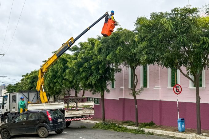 Sesep interdita parcialmente Rua Coronel Gugé para poda de árvores