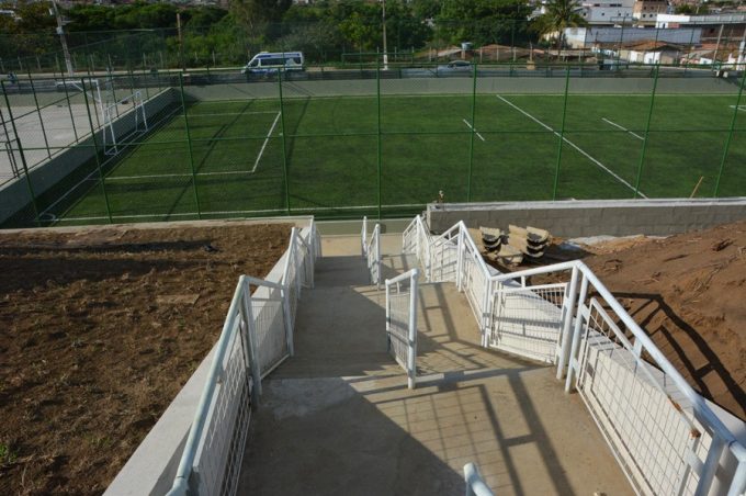 Obras na Praça Norberto Aurich estão avançadas