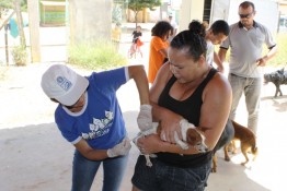 Sábado em Conquista foi marcado pela vacinação contra a raiva