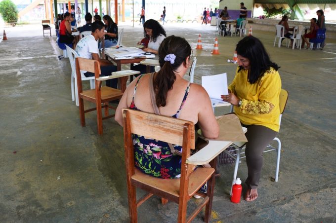 Seleção da Educação: candidatos entregam títulos e realizam prova prática
