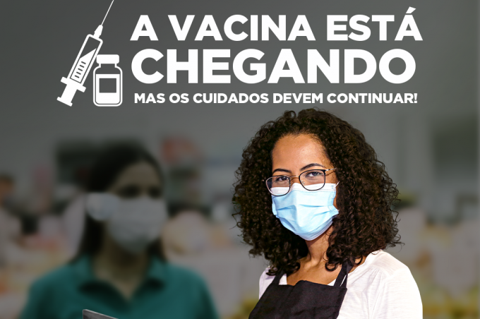 Cuidados devem ser mantidos no pós-vacina; a máscara ainda é um item indispensável